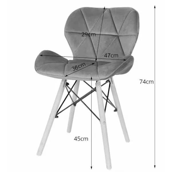Valora Fåtöljer>WAKO Sammetsfåtölj - Modern Ergonomisk Design, Brun x 2