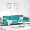 vidaXL Soffor>Vardagsrumsoffa Turkos 250 x 188 x 76 cm