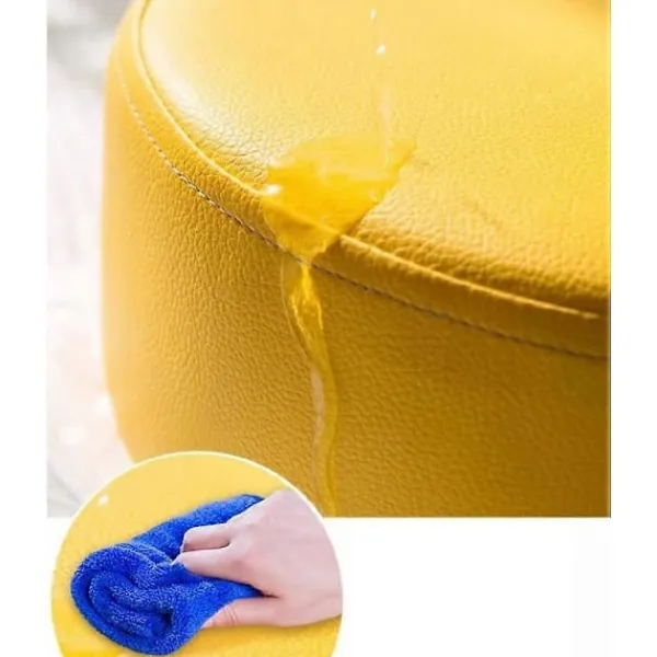 Sittpuffar>Vattentät Läderpall, Ottoman Fotpall, Utomhus Fotpall, Stolhöjare