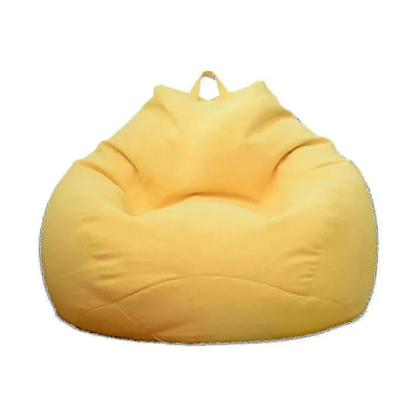 Sittsäckar>Överdimensionerad Sittsäcksoffa - Perfekt för Lounge & Spel Yellow