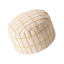 Sittpuffar>Överdrag för ottoman puff, sittkub för golvkudde, dekorativ puff för sovrum och barnrum, beige pufföverdrag för heminredning