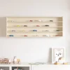 vidaXL Hyllor>Väggdisplay med hylla Beige 100 x 8,5 x 36 cm Konstruerat trä