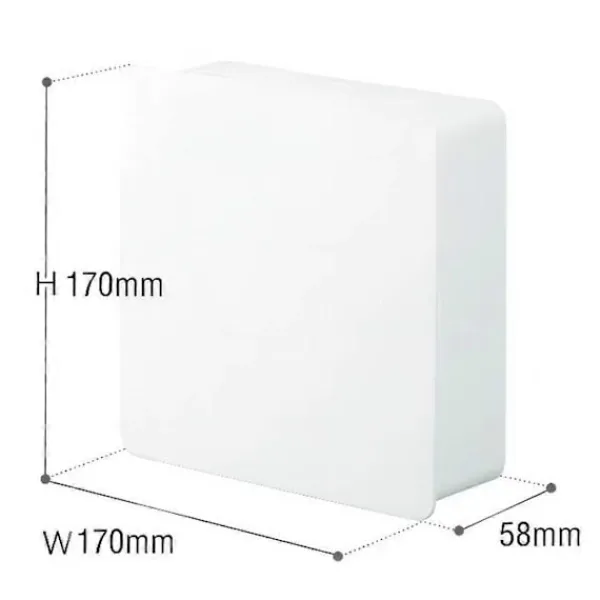 Skåp>Vägghängd Nyckelhållare Magnetisk Nyckelhylla Nyckelskåp Nyckelringshållare Organizer Vit