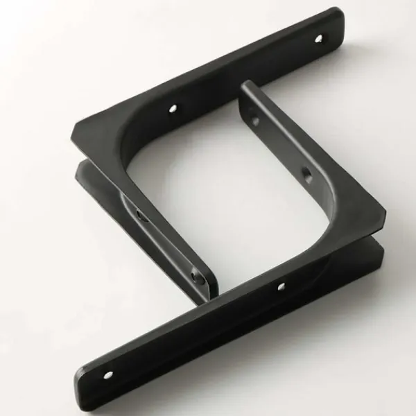 Hyllor>Vägghyllfäste, 4 st Metallfäste 200 mm x 150 mm Kraftigt Hyllfäste Väggmonterat för Industriellt Kök Väggdekor Radiator Väggmontering (B