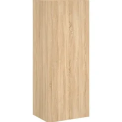 vidaXL Tv-Bänkar>Väggmonterad tv-bänk sonoma-ek 40,5x30x102 cm konstruerat trä