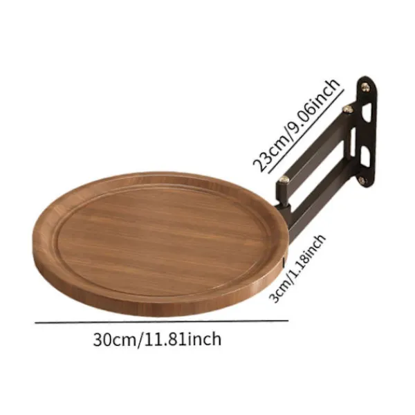 Småbord>Väggmonterat Fällbord Minimalistisk Vägg Hylla för Studierum Sovsal Hotell