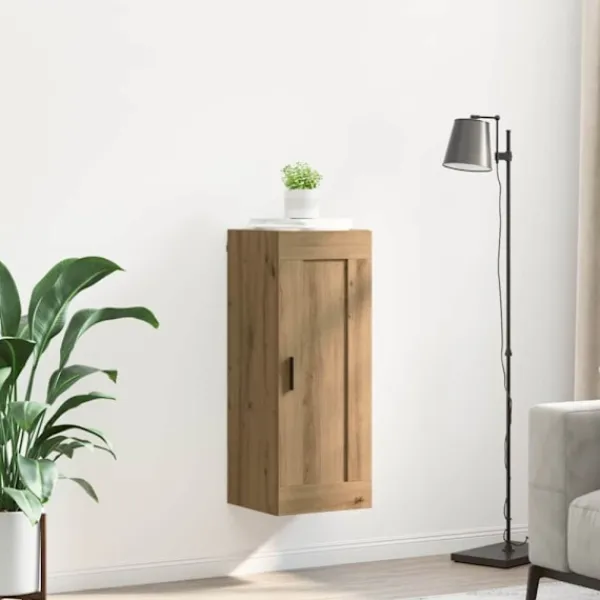 vidaXL Skåp>Väggskåp Artisan Ek 34,5 x 34 x 90 cm Konstruerat trä