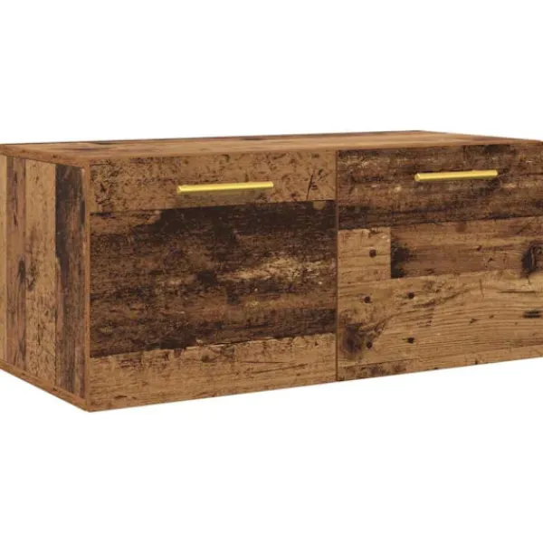 vidaXL Skåp>Väggskåp Gammalt trä 80 x 36.5 x 35 cm Konstruerat trä