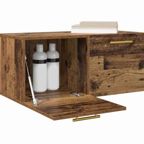 vidaXL Skåp>Väggskåp Gammalt trä 80 x 36.5 x 35 cm Konstruerat trä