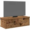 vidaXL Tv-Bänkar>Väggskåp gammalt trä 60x26x18,5 cm konstruerat trä