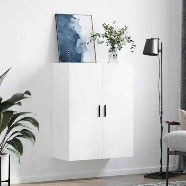 vidaXL Skåp>Väggskåp vit 69,5x34x90 cm