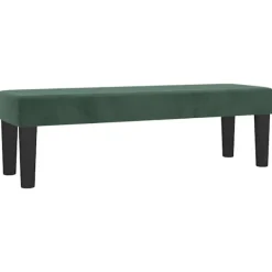 vidaXL Balkongmöbler>| bänk | Mörk 100 x 30 x 30 cm Sammet