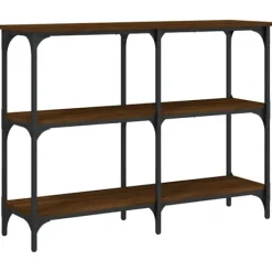 vidaXL Hyllor>Avlastningsbord ek 100x29x75 cm konstruerat trä