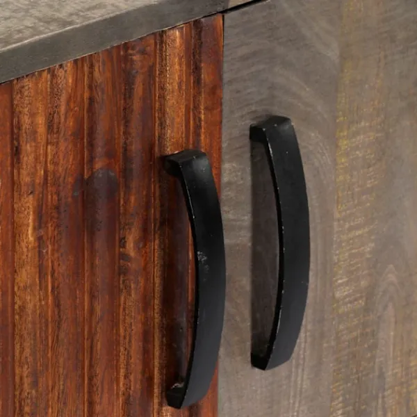 vidaXL Sideboards>Avlastningsbord 120x35x75 cm massivt grovt mangoträ