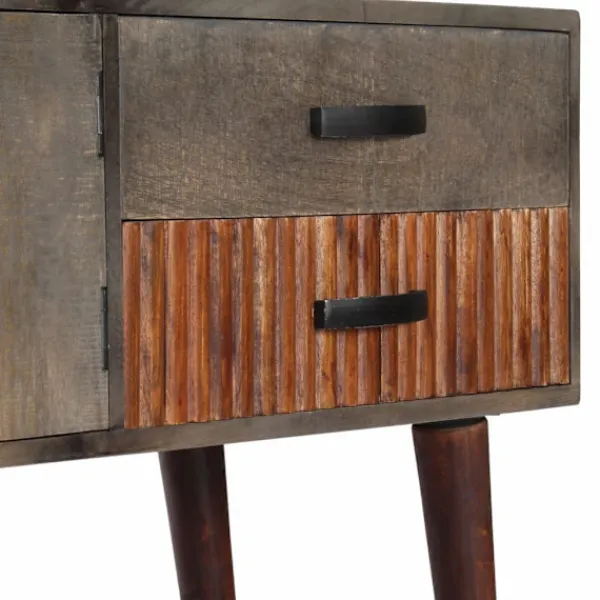 vidaXL Sideboards>Avlastningsbord 120x35x75 cm massivt grovt mangoträ