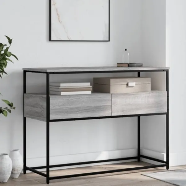 vidaXL Småbord>Avlastningsbord sonoma 100x40x75 cm konstruerat trä