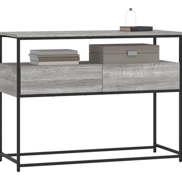 vidaXL Småbord>Avlastningsbord sonoma 100x40x75 cm konstruerat trä