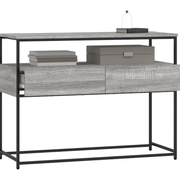 vidaXL Småbord>Avlastningsbord sonoma 100x40x75 cm konstruerat trä