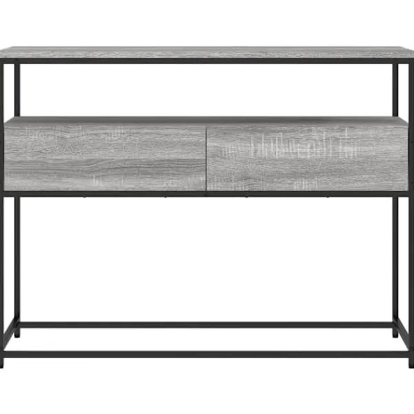 vidaXL Småbord>Avlastningsbord sonoma 100x40x75 cm konstruerat trä