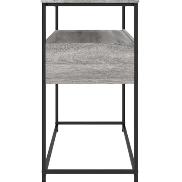 vidaXL Småbord>Avlastningsbord sonoma 100x40x75 cm konstruerat trä