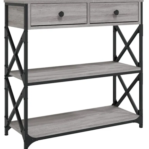 vidaXL Småbord>Avlastningsbord sonoma 75x28x75 cm konstruerat trä