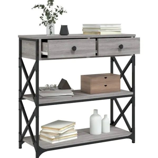 vidaXL Småbord>Avlastningsbord sonoma 75x28x75 cm konstruerat trä