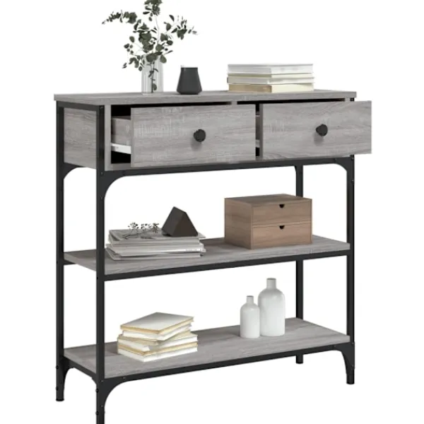 vidaXL Småbord>Avlastningsbord sonoma 72,5x25x75 cm konstruerat trä