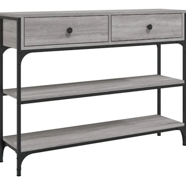 vidaXL Småbord>Avlastningsbord sonoma 100x25x75 cm konstruerat trä