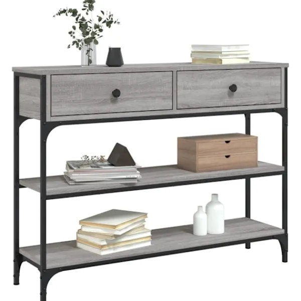 vidaXL Småbord>Avlastningsbord sonoma 100x25x75 cm konstruerat trä