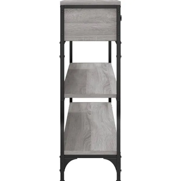 vidaXL Småbord>Avlastningsbord sonoma 100x25x75 cm konstruerat trä
