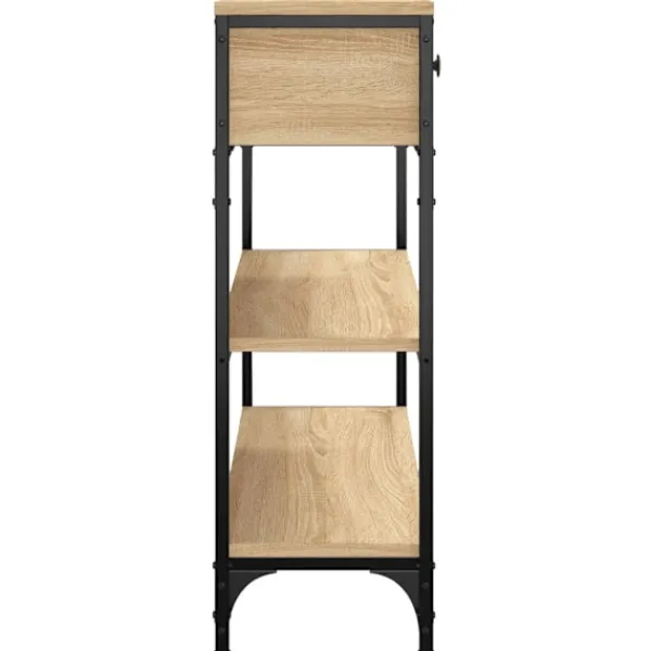 vidaXL Småbord>Avlastningsbord sonoma-ek 72,5x25x75 cm konstruerat trä