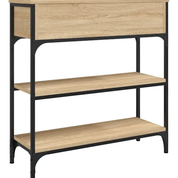 vidaXL Småbord>Avlastningsbord sonoma-ek 72,5x25x75 cm konstruerat trä