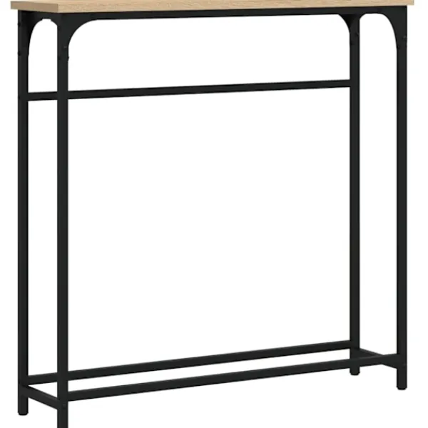 vidaXL Småbord>Avlastningsbord sonoma-ek 75x19,5x75 cm konstruerat trä