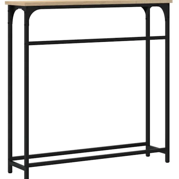 vidaXL Småbord>Avlastningsbord sonoma-ek 75x19,5x75 cm konstruerat trä