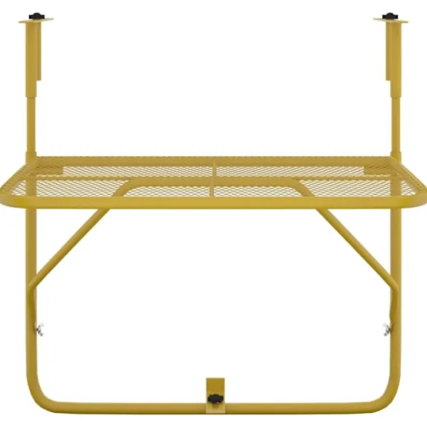 vidaXL Balkongmöbler>Balkongbord 60x40 cm stål