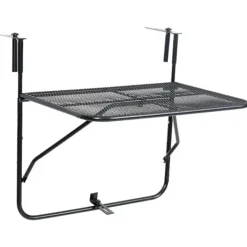 vidaXL Balkongmöbler>Balkongbord 60x40 cm stål