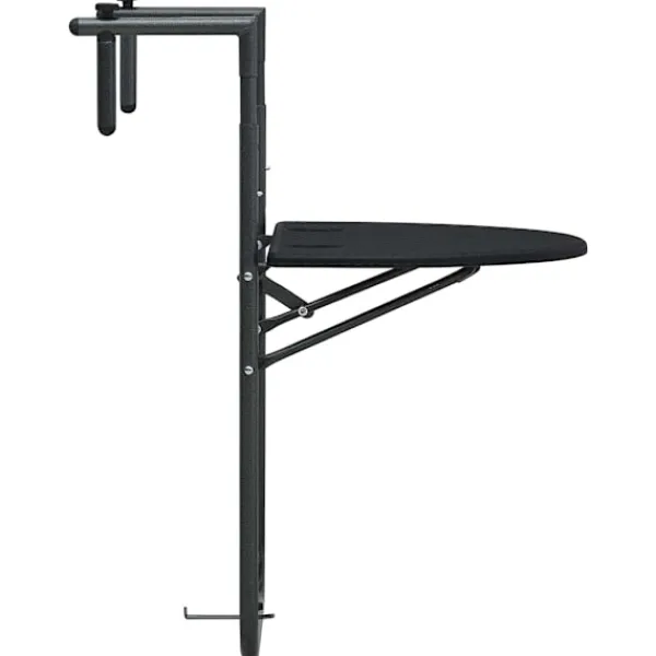 vidaXL Balkongmöbler>Balkongbord 60x64x83,5 cm plast konstrotting