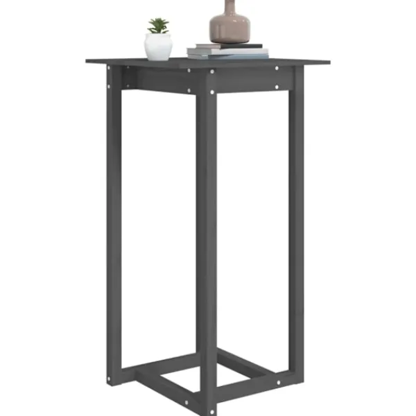 vidaXL Småbord>Barbord 60x60x110 cm massiv furu
