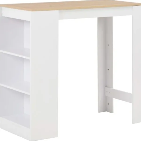 vidaXL Matbord>Barbord med hylla 110x50x103 cm
