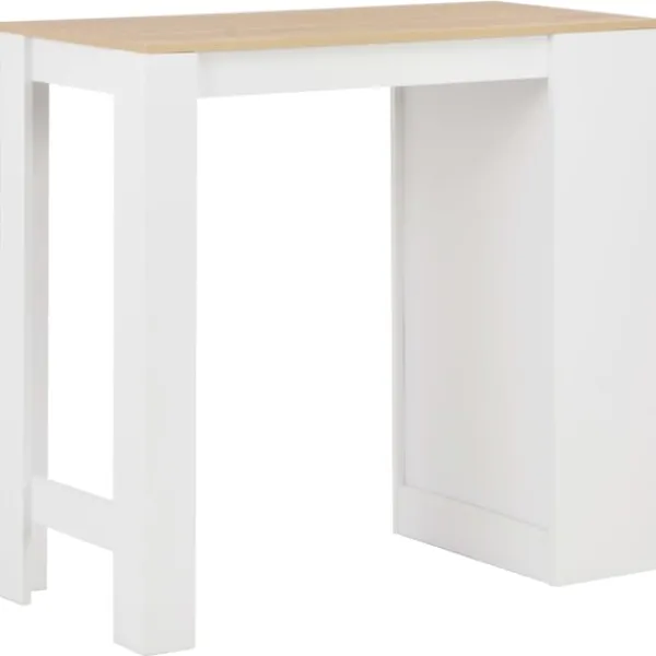 vidaXL Matbord>Barbord med hylla 110x50x103 cm
