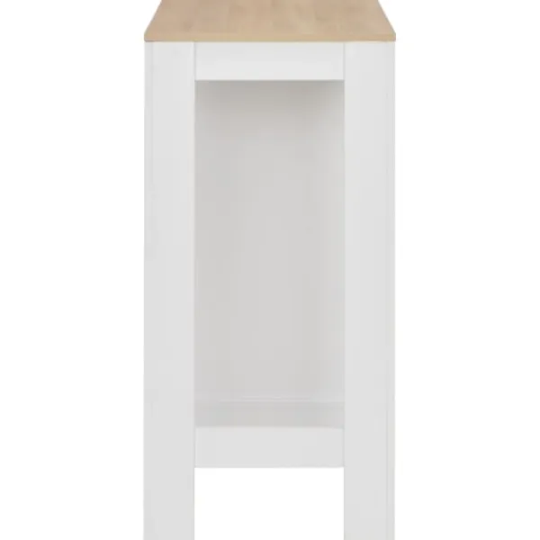 vidaXL Matbord>Barbord med hylla 110x50x103 cm