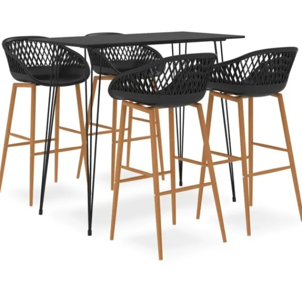 vidaXL Matgrupper>Bargrupp 5 delar