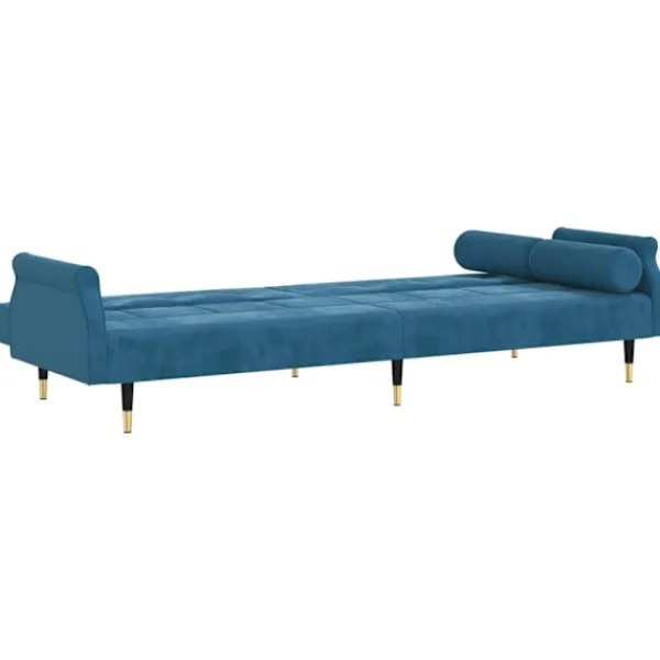 vidaXL Soffor>Bäddsoffa med dynor sammet