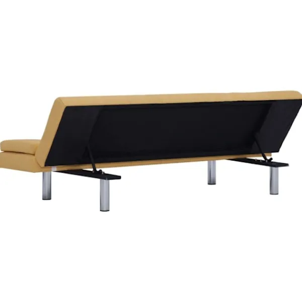 vidaXL Soffor>Bäddsoffa med två kuddar polyester