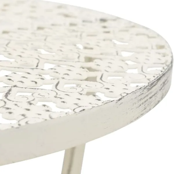 vidaXL Småbord>Bistrobord vintage stil rund metall 40x70 cm