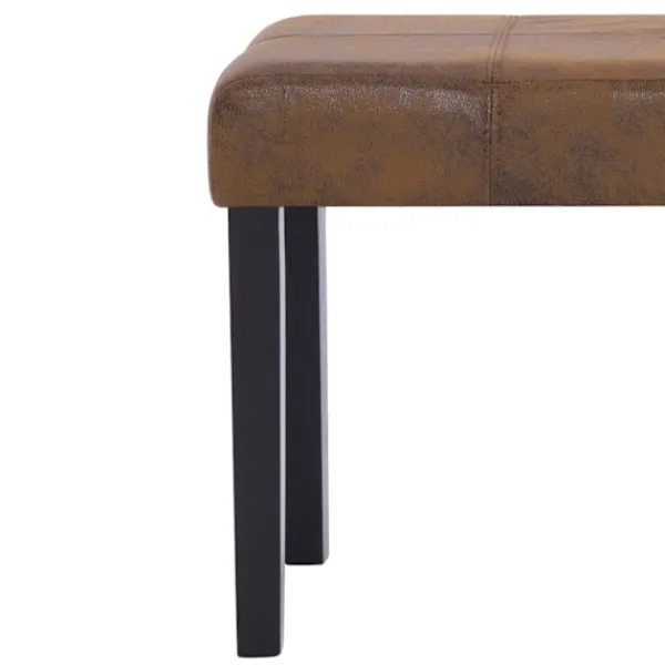 vidaXL Balkongmöbler>Bänk 106 cm konstmocka