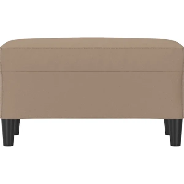 vidaXL Balkongmöbler>Bänk cappuccino 70x35x41 cm konstläder