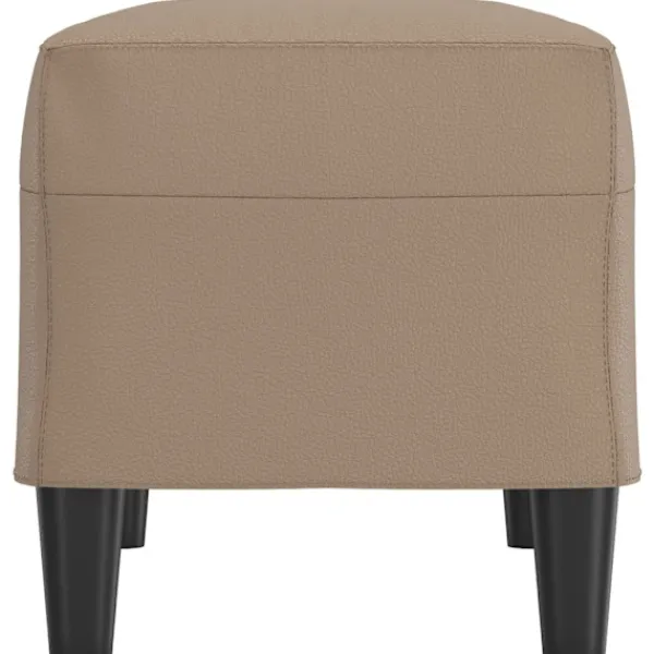 vidaXL Balkongmöbler>Bänk cappuccino 70x35x41 cm konstläder