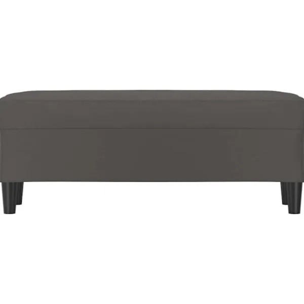 vidaXL Balkongmöbler>Bänk 100x35x41 cm konstläder