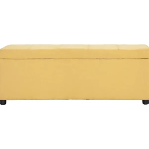 vidaXL Balkongmöbler>Bänk med förvaringsutrymme 116 cm polyester